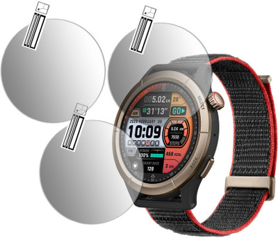 DOUMOF Impossible Screen Guard for Amazfit Cheetah Pro SMARTWATCH(Pack of 3)