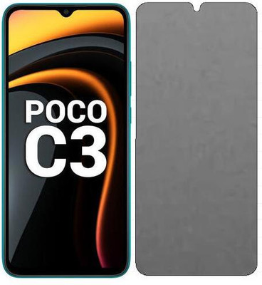 NAVYA Tempered Glass Guard for Poco C3(Pack of 1)