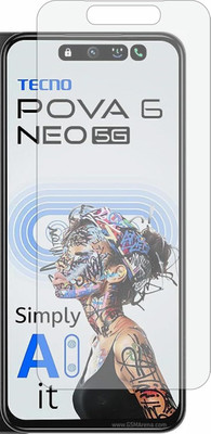 Mobotize Impossible Screen Guard for Tecno Pova 6 Neo(Clear Flexible)(Pack of 1)