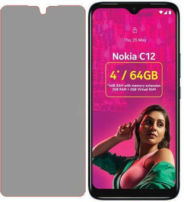 Phonic Retails Impossible Screen Guard for Nokia C12 Pro(Pack of 1)