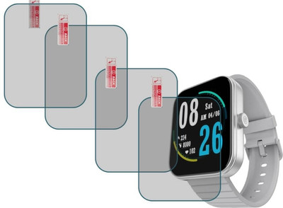 DOWRVIN Impossible Screen Guard for NOISE COLORFIT PULSE 3 1.96 BLUETOOTH CALLING SMART WATCH S (PACK OF 4)(Pack of 4)