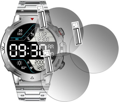 DOUMOF Impossible Screen Guard for Fire Boltt Grenade SMARTWATCH(Pack of 3)