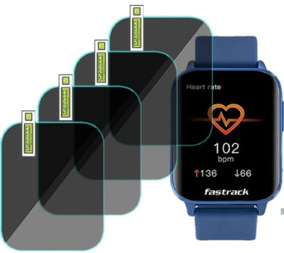 DOWRVIN Impossible Screen Guard for Fastrack Reflex Curv smartwatch screen guard (pack of 4)(Pack of 4)