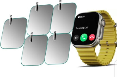 DB Impossible Screen Guard for BOULT CROWN 1.95 SMART WATCH SCREEN GUARD ( PACK OF 5)(Pack of 5)