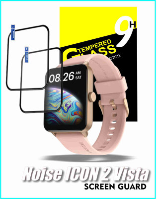 KANCHA Impossible Screen Guard for NOISE ICON VISTA 2 SMART WATCH(Pack of 2)