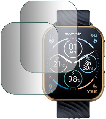 DOUMOF Impossible Screen Guard for Motorola Moto Watch 200 SCREEN GUARD(Pack of 2)