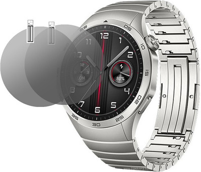 YCHROZE Impossible Screen Guard for HUAWEI WATCH GT 4(Pack of 2)