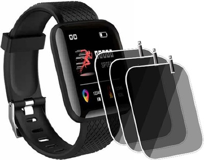 DOWRVIN Impossible Screen Guard for Fusion Tech ID116 Smartwatch(Pack of 3)