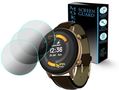 MOKPLZ Impossible Screen Guard for FASTRACK REFLEX PLAY PLUS CLASSIC SMARTWATCH(Pack of 3)