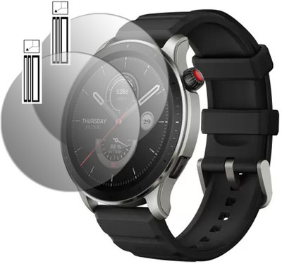 YCHROZE Impossible Screen Guard for AMAZFIT GTR 4(Pack of 2)