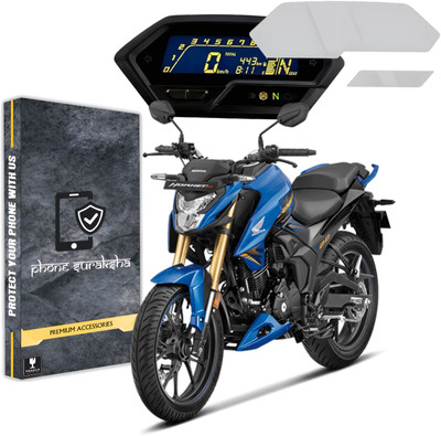 PhoneSuraksha Impossible Screen Guard for New Honda Hornet 2.0 [2024] Glossy-9H Flexible Speedo Meter Screen Protector Comes With Easy Installation kit(Pack of 1)