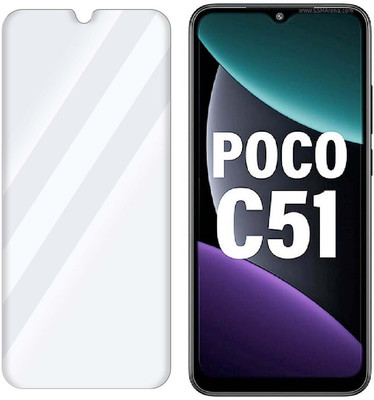 FCS Impossible Screen Guard for Xiaomi Poco C51 Front (Glossy)(Pack of 1)