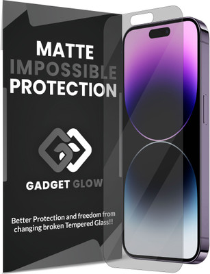 Gadget Glow Impossible Screen Guard for iPhone 14 Pro, Apple iPhone 14 Pro, iPhone 15, Apple iPhone 15(Pack of 1)