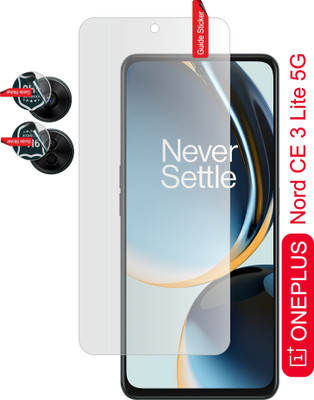 skrechtech Impossible Screen Guard for OnePlus Nord CE 3 Lite 5G, Nord CE 3 Lite 5G, {Camera lens}, CE 3 Lite 5G(Pack of 2)
