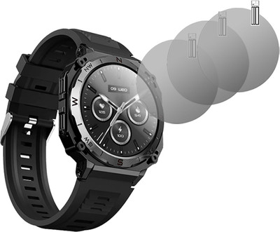 DOUMOF Impossible Screen Guard for boAt Enigma X500 SMARTWATCH(Pack of 3)