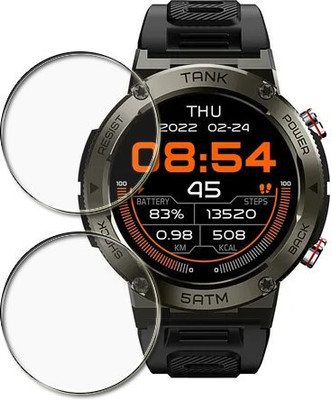 tombik Screen Guard for T68-Kospet Tank T1 Smartwatch(Pack of 2)