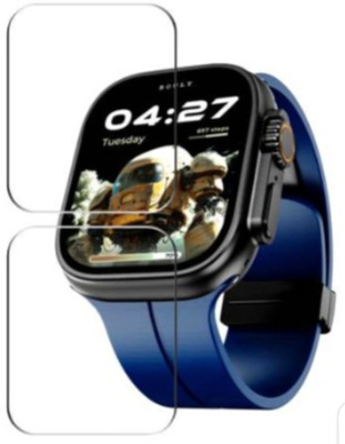 DB Impossible Screen Guard for BOULT CROWN PRO 2.01 SMART WATCH SCREEN GUARD (PACK OF 2)(Pack of 2)