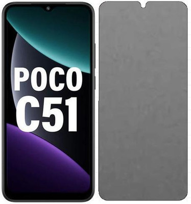 Snap Impossible Screen Guard for Compatible for Matte-NOV23-Poco C51(Pack of 1)