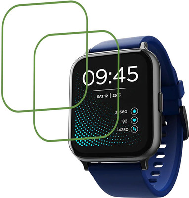 AHWAVEEDA Impossible Screen Guard for Crystal Clear View Super Glossy Best Fit Smartwatch Screen protector for boAt Cosmos Pro(Pack of 2)
