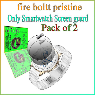HIDEOUS Impossible Screen Guard for Fire-Boltt Pristine(Pack of 2)