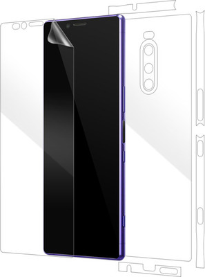 Navyabhii Front and Back Screen Guard for NOV23-Sony Xperia 1(Pack of 1)