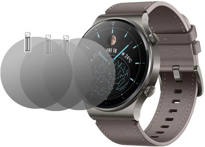 YCHROZE Impossible Screen Guard for HUAWEI WATCH GT 2 Pro(Pack of 3)