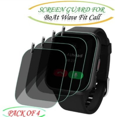 DOWRVIN Impossible Screen Guard for BOAT WAVE FIT CALL SMART WATCH SCREEN GUARD (PACK OF 4)(Pack of 4)
