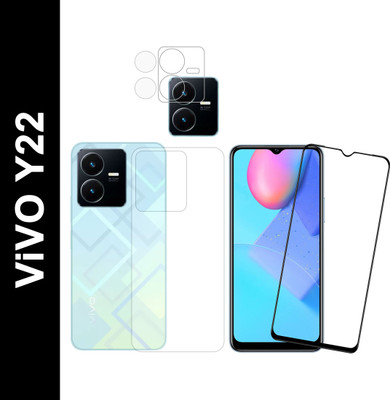 Ten To 11 Front and Back Tempered Glass for ViVO Y22(Pack of 3)