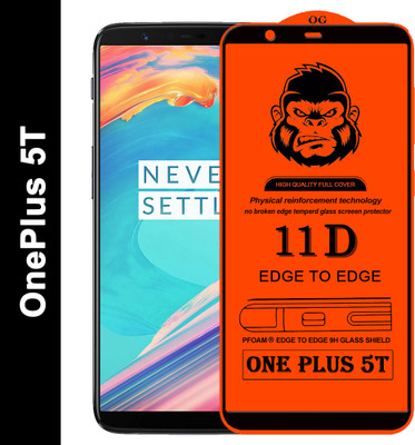 GORILLA FIVE Edge To Edge Tempered Glass for OnePlus 5T(Pack of 1)