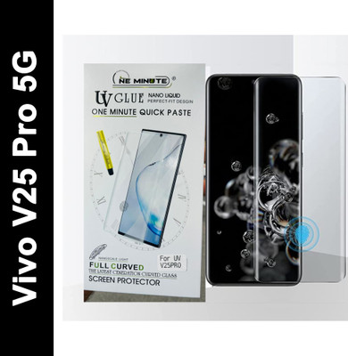 XRENGTH Edge To Edge Tempered Glass for -Vivo V25 Pro 5G(Pack of 1)