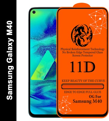 Ascensify Edge To Edge Tempered Glass for Samsung Galaxy M40(Pack of 1)