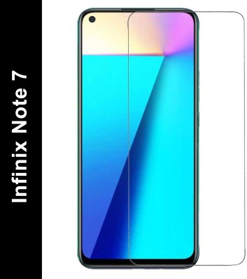 Micvir Tempered Glass Guard for Infinix Note 7(Pack of 1)