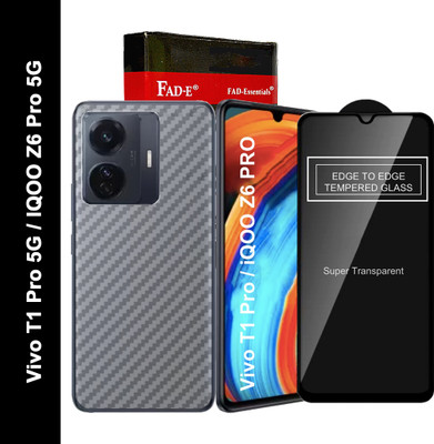 FAD-E Edge To Edge Tempered Glass for Vivo T1 Pro 5G, Vivo iQOO Z6 Pro 5G(Pack of 1)