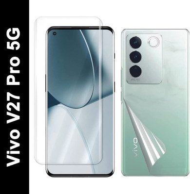 ECMERED Front and Back Screen Guard for Vivo V27 Pro, Vivo V27 Pro 5G(Pack of 1)