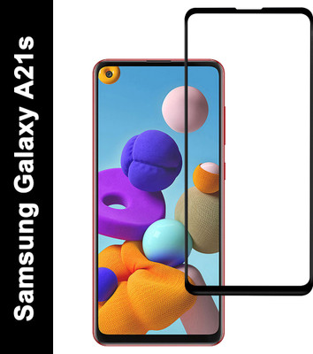 HUPSHY Edge To Edge Tempered Glass for Samsung Galaxy A21s(Pack of 1)