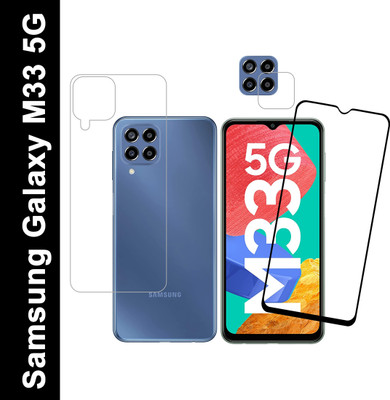 Ten To 11 Front and Back Tempered Glass for Samsung Galaxy M33 5G(Pack of 3)