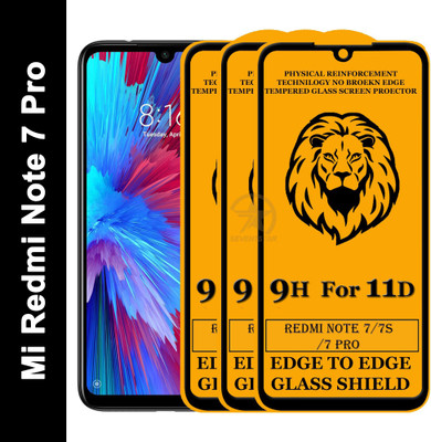 SEVEN7STAR Tempered Glass Guard for Mi Redmi Note 7 Pro(Pack of 3)