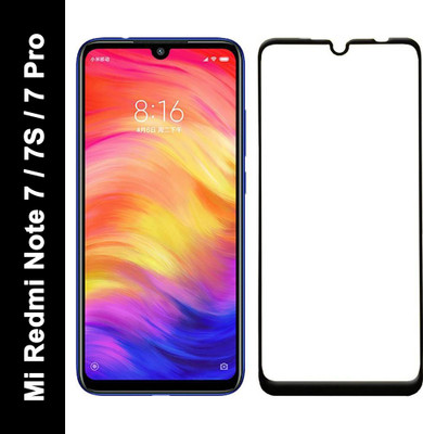 KrKis Edge To Edge Tempered Glass for Mi Redmi Note 7, Mi Redmi Note 7 Pro, Mi Redmi Note 7S(Pack of 1)