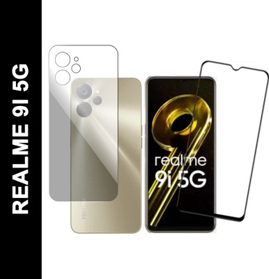FINCH Front and Back Tempered Glass for REALME 9I 5G(Pack of 2)