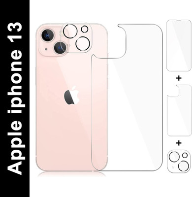 CASEKOO Front and Back Tempered Glass for iphone 13(Pack of 3)