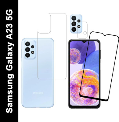 Ten To 11 Front and Back Tempered Glass for Samsung Galaxy A23 5G(Pack of 3)
