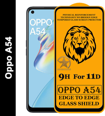 SEVEN7STAR Edge To Edge Tempered Glass for Oppo A54(Pack of 1)