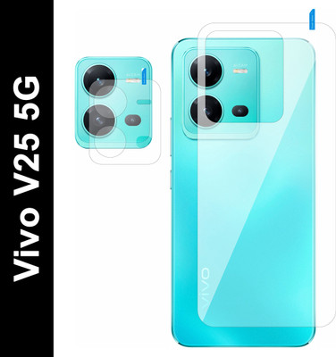 ENOLA Back Tempered Glass for Vivo V25 5G With Camera Lens(Pack of 2)