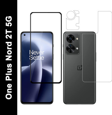 Vatsin Front and Back Tempered Glass for OnePlus Nord 2T 5G(Pack of 3)