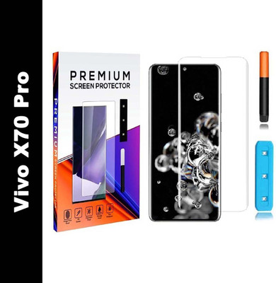 MAXEZE Edge To Edge Tempered Glass for Vivo X70 Pro(Pack of 1)
