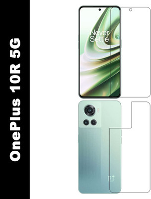 wooden craft Front and Back Tempered Glass for OnePlus 10R 5G {Flexible}, CPH2423, 10R 5G(Pack of 2)