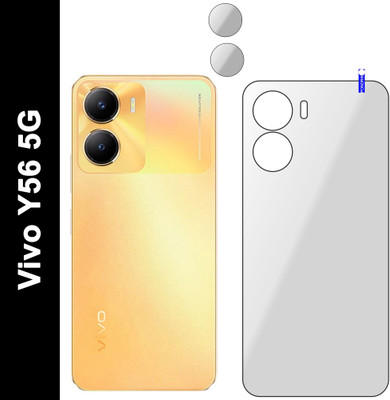 PONDRIK Back Tempered Glass for VIVO Y56 5G(Pack of 2)