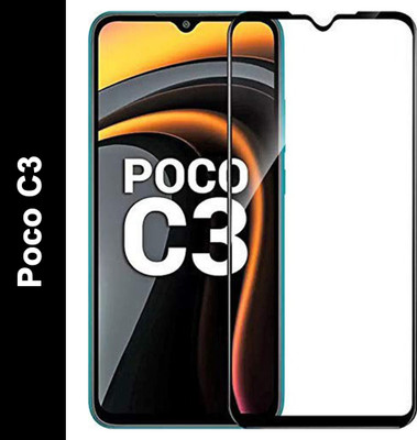 INSTYLE Tempered Glass Guard for Poco C3(Pack of 1)