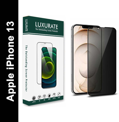 LUXURATE Edge To Edge Tempered Glass for Apple iPhone 13(Pack of 1)