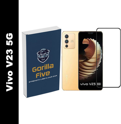 GORILLA FIVE Edge To Edge Tempered Glass for Vivo V23 5G(Pack of 1)